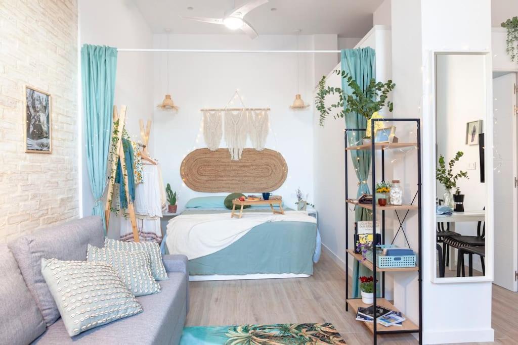 Al5 Seaside Bliss-Stylish Loft Steps From Malvarrosa Valencia Eksteriør bilde